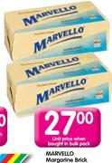 Marvello Margarine Brick-1kg