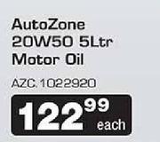 Autozone 20W50 5ltr Motor Oil Each