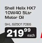 Shell Helix HX7 10W40 5ltr Motor Oil Each