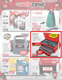 Autozone : Right part, right price (18 Jun - 7 Jul 2013), page 1