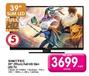 Sinotec 39"(99cm) Full HD Slim LED TV(STL-39ME82)