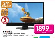 Sinotec 24"(61cm) Full HD Slim LED TV(STL-24VA3)