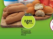 Foodco Hotdog Or Hamburger Rolls-6's