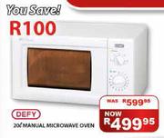 Defy Manual Microwave Oven-20Ltr