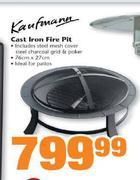 Kanfinann Cast Iron Fire Pit