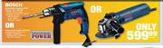 Bosch Industrial Impact Drill-0601217190/GSB13RE Or Industrial Angle Grinder-0601376260/GWS S-115 Ea
