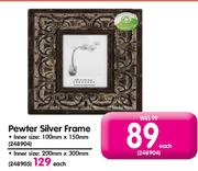 Pewter Silver Frame-248904 Each