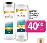 Pantene Shampoo Or Conditioner (All Variants)-400ml Each