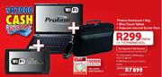 Proline Notebook + Bag + Wise Touch Tablet + Vodacom Internet Starter Pack