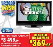 Tek 107/109cm Plasma TV