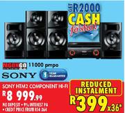 Sony HTM2 Component Hi-Fi