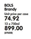 Bols Brandy-12x750ml