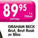 Graham Beck Brut, Brut Rose Or Bliss-750ml