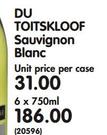 DU Toitskloof Sauvignon Blanc-6x750ml