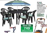 Sal 7 Piece Olympic Patio Suite