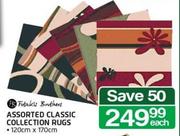 Fetakis Brothers Assorted Classic Collection Rugs-120cmx170cm Each