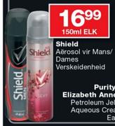 Shield Aerosol Vir Mans/Dames Verskeidenheid-150ml Elk