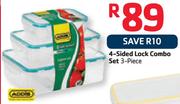 Addis 4-Sided Lock Combo Set-3Pce