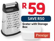 Prestige Grater With Storage Box-Each