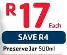 Consol Glass Preserve Jar - 500ml Each