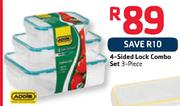 Addis 4 Sided 3-Piece Lock Combo Set