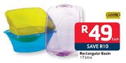 Rectangular Basin - 17L Each