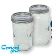 Consol Glass Preserve Jar - 500ml Each