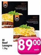 M Beef Lasagne-1.5kg