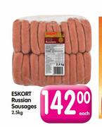 Eskort Russian Sausages-2.5kg