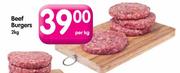 Beef Burgers-2kg