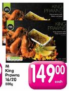 M King Prawns 16/20-800g
