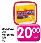 Blossom Lite Margarine Tub-1Kg