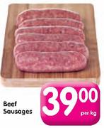 Beef Sausages-Per Kg
