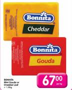 Bonnita Mini Gouda Or Cheddar Loaf-Per Kg