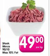 Steak Mince 90/10 Max 10% Fat-Per Kg