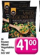 M Frozen Mixed Vegetables-2Kg No Vat