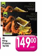 M King Prawns 16/20-Each