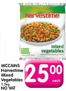 McCains Harvestime Mixed Vegetables-1.5kg No Vat