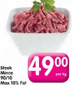 Steak Mince 90/10 Max 10% Fat-Per Kg