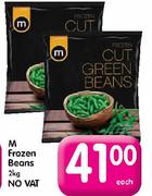 M Frozen Beans-2Kg Each