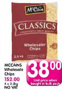 Mccains Wholesale Chips-4x2.5Kg