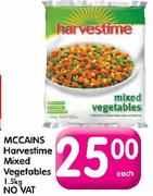 Mccains Harvestime Mixed Vegetables-1.5Kg