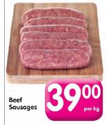 Beef Sausages-Per Kg