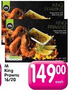 M King Prawns 16/20-Each