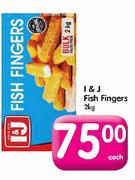 L & J Fish Fingers-2Kg