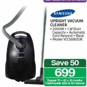 Samsung Upright Vacuum Cleaner VCC56BOS3K