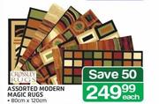 Crosslly Rugs Assorted Modern Magic Rugs 80x120cm-Each