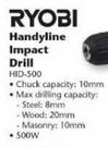 1Ryobi Handyline Impact Drill HID500