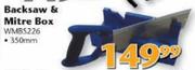 Backsaw &Mitre Box  WMBS226-350mm