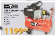 Mat-Air 24L Compressor AIR2000